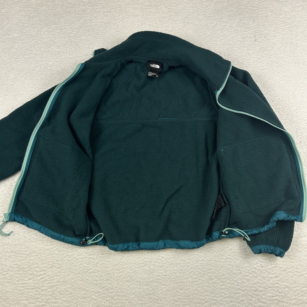 The North Face Jacket Womens XS Retro Pile Fleece Full Zip Outdoor‎ Green - Picture 5 of 16